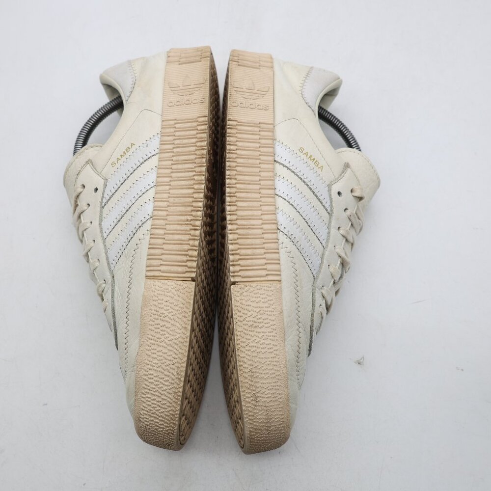 Adidas Samba Sambae Sambarose Platform Women's Size 11 Sneakers White Leather - Picture 7 of 12